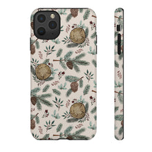 Load image into Gallery viewer, Winter Branches, Berries and Pine Cones Phone Case