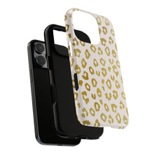 Load image into Gallery viewer, Gold Leopard Print Phone Case
