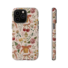 Load image into Gallery viewer, Bows, Flowers and Cherries Phone Case