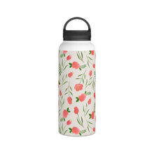 Load image into Gallery viewer, Spring Watercolor Handle Lid Water Bottle