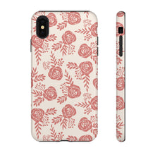 Load image into Gallery viewer, Warm Pink Floral Phone Case