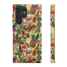 Load image into Gallery viewer, Tropical Fruit and Flowers Phone Case