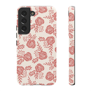 Warm Pink Floral Phone Case