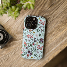 Load image into Gallery viewer, Bright Watercolor Flower - Blue Phone Case