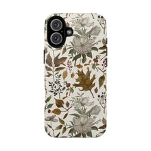 Load image into Gallery viewer, Watercolor Fall Leaves and Flowers Phone Case