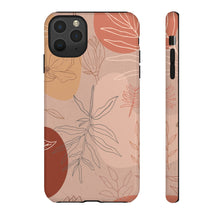 Load image into Gallery viewer, Pink Abstract Desert Leaf Phone Case