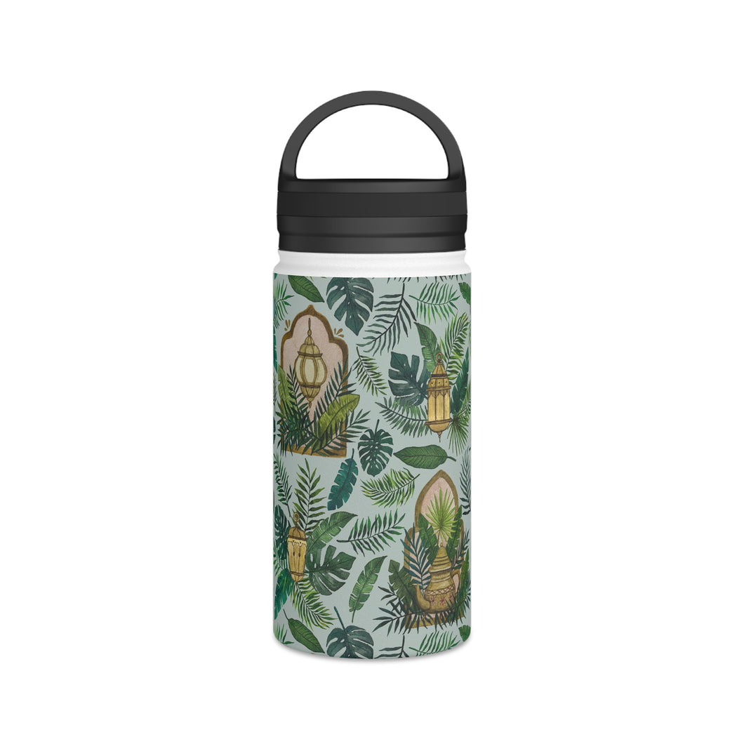 Lantern Tea Garden Handle Lid Water Bottle