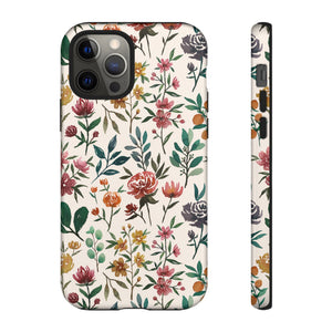 Colorful Watercolor Flowers Phone Case