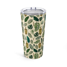 Load image into Gallery viewer, Tropical Lanterns and Leaves Travel Mug