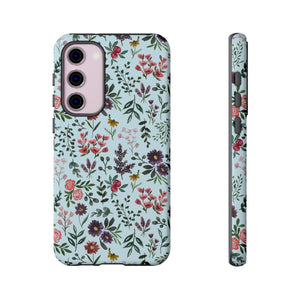 Bright Watercolor Flower - Blue Phone Case