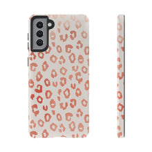 Load image into Gallery viewer, Rose Gold Leopard Print Phone Case