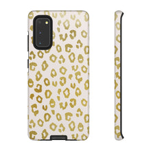 Load image into Gallery viewer, Gold Leopard Print Phone Case