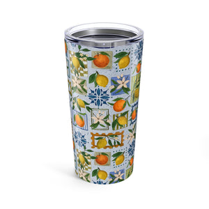 Mediterranean Stamps Travel Mug