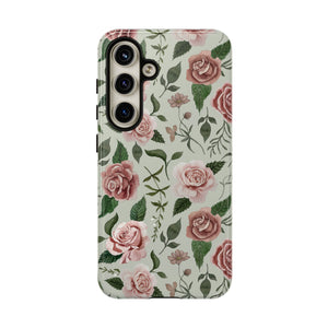 Wild Flower Roses Phone Case