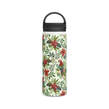 Load image into Gallery viewer, Tropical Parrot Handle Lid Water Bottle