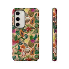 Load image into Gallery viewer, Tropical Fruit and Flowers Phone Case