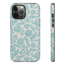 Load image into Gallery viewer, Baby Blue Floral Phone Case