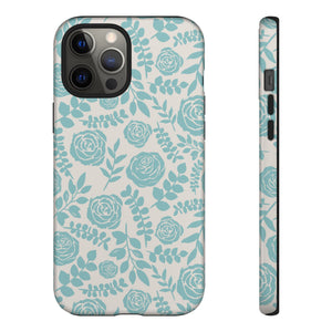 Baby Blue Floral Phone Case