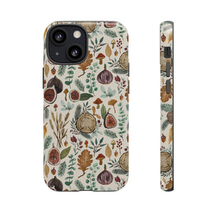 Figs, Mushrooms and Leaves Phone Case