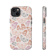 Load image into Gallery viewer, Orange and Pink Butterfly Phone Case