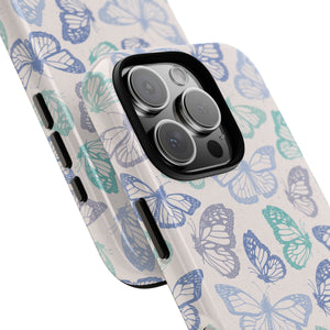 Purple and Green Butterfly Phone Case