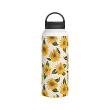 Load image into Gallery viewer, Summer Sunflower Handle Lid Water Bottle