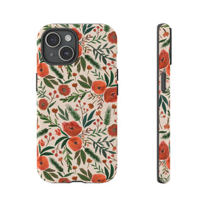 Christmas Floral Phone Case