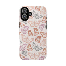 Load image into Gallery viewer, Orange and Pink Butterfly Phone Case