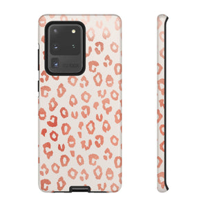 Rose Gold Leopard Print Phone Case
