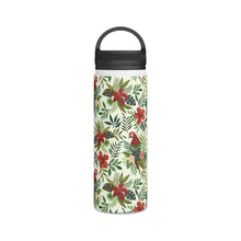 Load image into Gallery viewer, Tropical Parrot Handle Lid Water Bottle