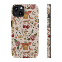 Load image into Gallery viewer, Bows, Flowers and Cherries Phone Case