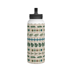 Oasis Stripes Handle Lid Water Bottle