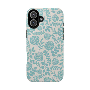 Baby Blue Floral Phone Case