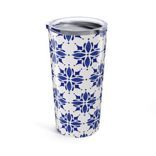 Load image into Gallery viewer, Dark Blue Tile Travel Mug