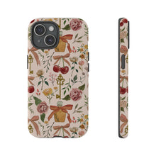 Load image into Gallery viewer, Bows, Flowers and Cherries Phone Case