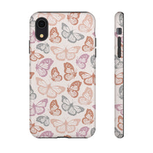Load image into Gallery viewer, Orange and Pink Butterfly Phone Case