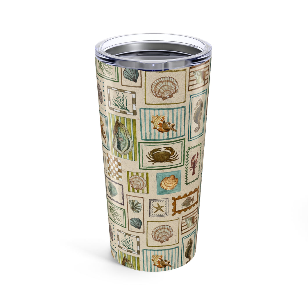 Seaside Stamps Travel Mug