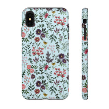 Load image into Gallery viewer, Bright Watercolor Flower - Blue Phone Case