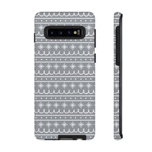 Load image into Gallery viewer, Gray Snowflake Pattern Phone Case