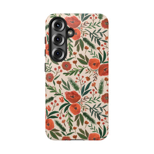 Christmas Floral Phone Case
