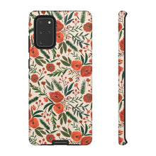 Load image into Gallery viewer, Christmas Floral Phone Case