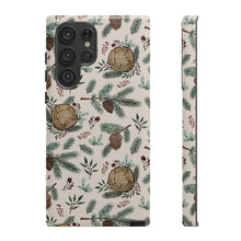 Load image into Gallery viewer, Winter Branches, Berries and Pine Cones Phone Case