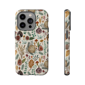 Figs, Mushrooms and Leaves Phone Case