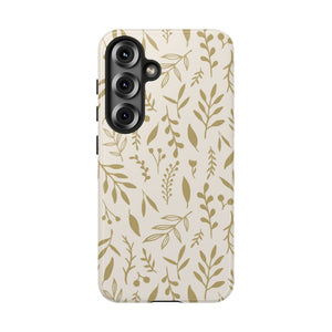 Gold Falling Leaves Phone Case