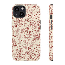 Load image into Gallery viewer, Red Christmas Branch Phone Case