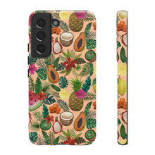 Load image into Gallery viewer, Tropical Fruit and Flowers Phone Case