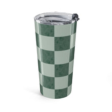 Load image into Gallery viewer, Watercolor Checkered Travel Mug