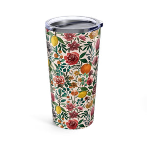 Fruit and Flowers Travel Mug