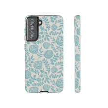 Load image into Gallery viewer, Baby Blue Floral Phone Case