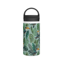 Load image into Gallery viewer, Tropical Toucan Handle Lid Water Bottle
